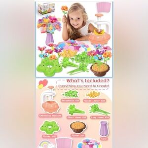 Flower Garden Building Set for Kids